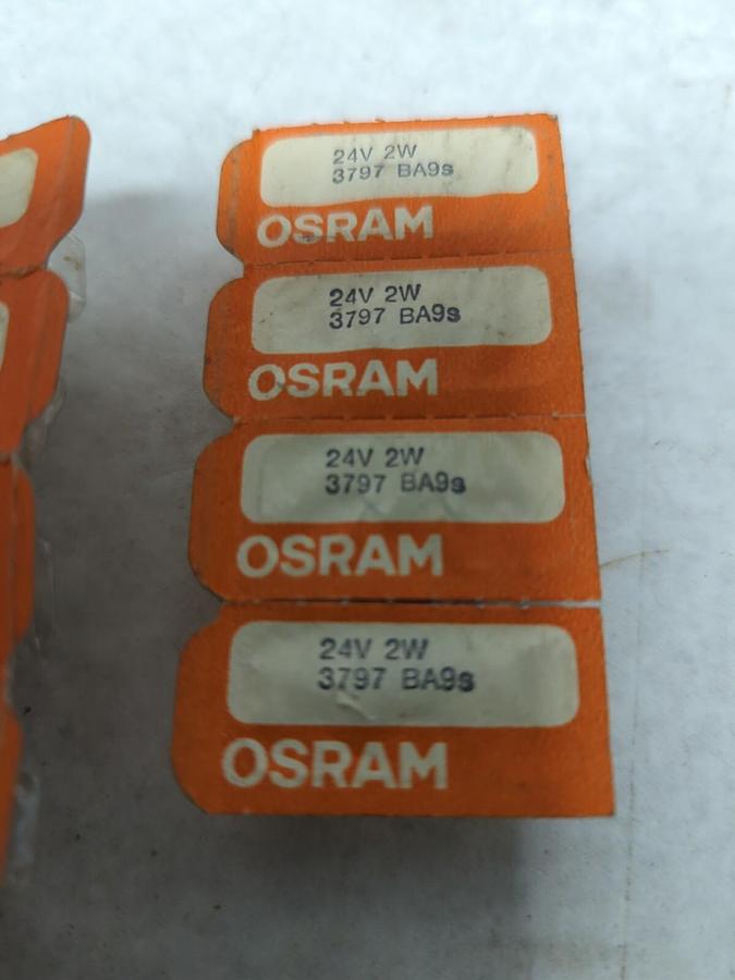 OSRAM,3797,LIGHT CABIN BULB BA9s24V 2W LOT OF 12 NOS