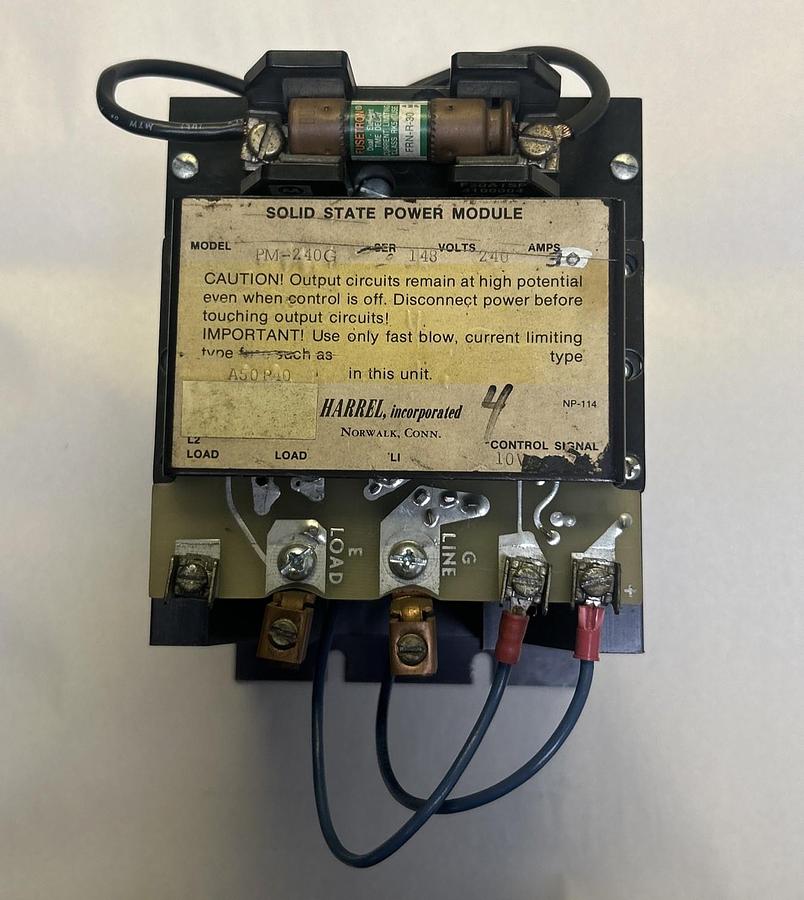 Used HARREL,PM-240G,SOLID STATE POWER MODULE