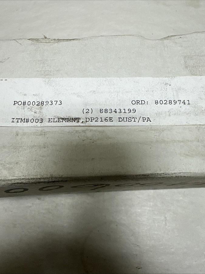 Used Ingersoll-Rand,DP216E,Filter Element 88343199