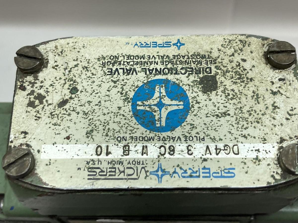 Used Vickers,F3-DG5S-8-2C-WB-10,Hydraulic Valve Assembly