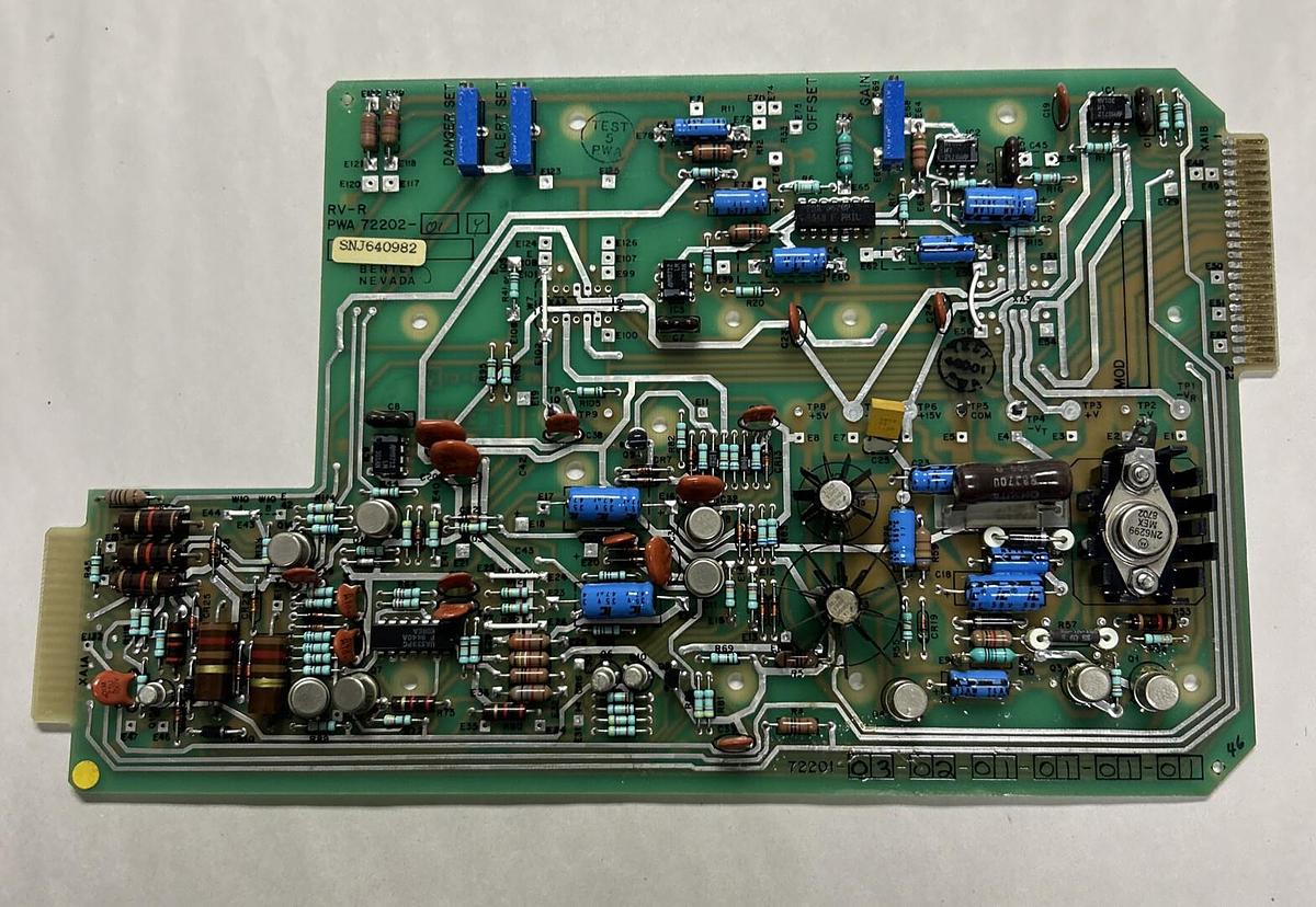 Used BENTLEY NEVADA,PWA72202-01,PC CIRCUIT BOARD