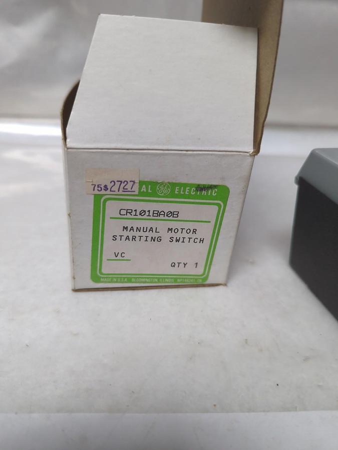 GENERAL ELECTRIC,CR101BA0B,MANUAL MOTOR STARTING SWITCH NOS