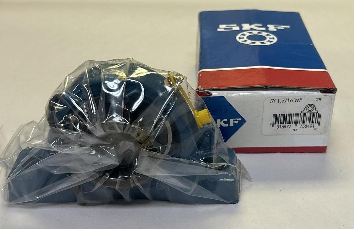 SKF,SY1.7/16WF,PILLOW BLOCK BEARING 1-7/16 INCH BORE NOS