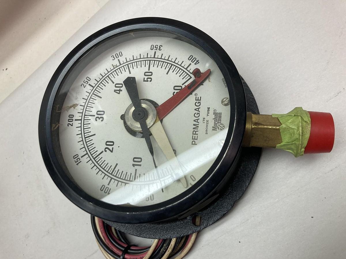 Ashcroft Duragauge,0-60 psi, 0-400kPa,Bronze Tube Test Guage