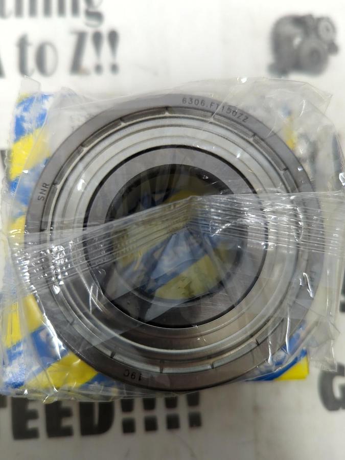 SNR,6306FT150ZZ,DEEP GROOVE BALL BEARING 30MM BORE NOS