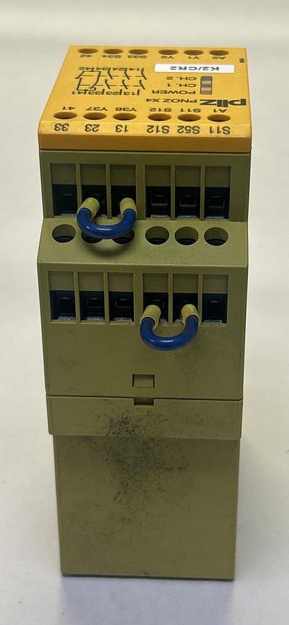 Used PILZ,PNOZX424VDC3N/O1N/C,SAFETY RELAY