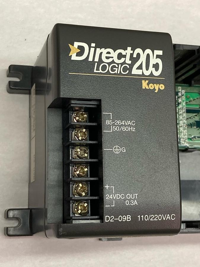 Koyo,D2-09B,Direct Logic 205,PLC Base Unit Rack