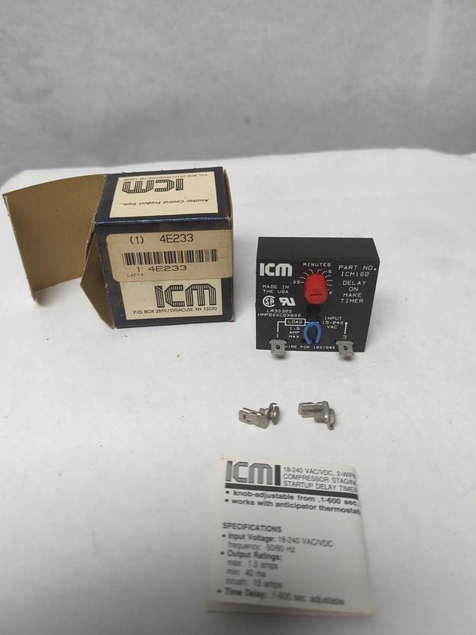 ICM,4E233,TIME DELAY RELAY NOS
