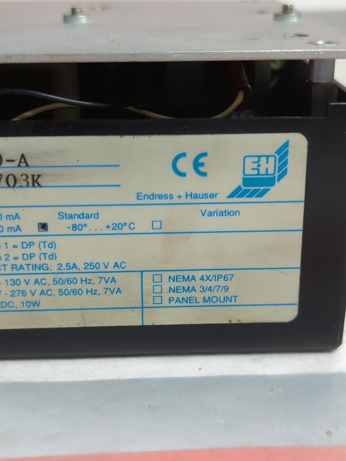 Used ENDRESS+HAUSER,2550-A,ANALYZER 85V-130V AC 50/60HZ 7VA PRE-OWNED