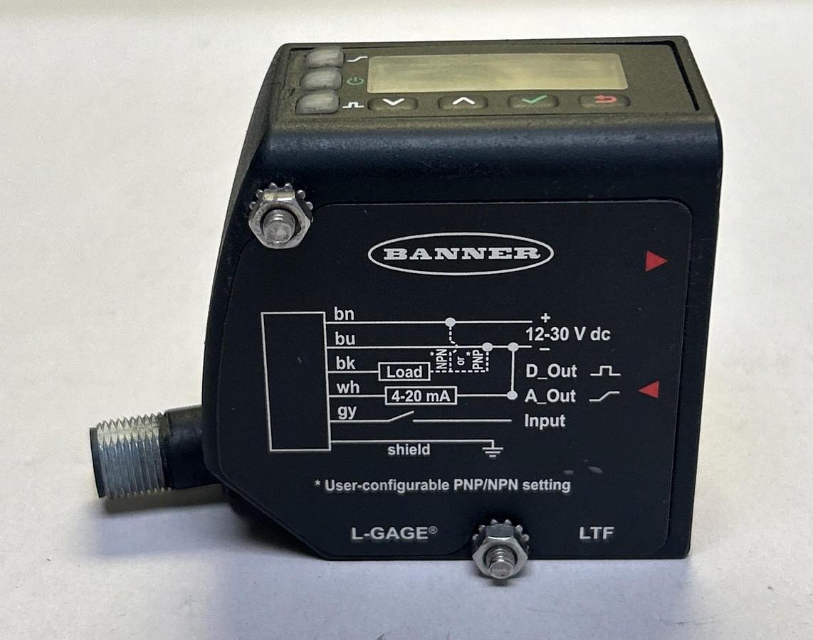 Used BANNER,LTF121C2LDQ,PHOTOELECTRIC SENSOR