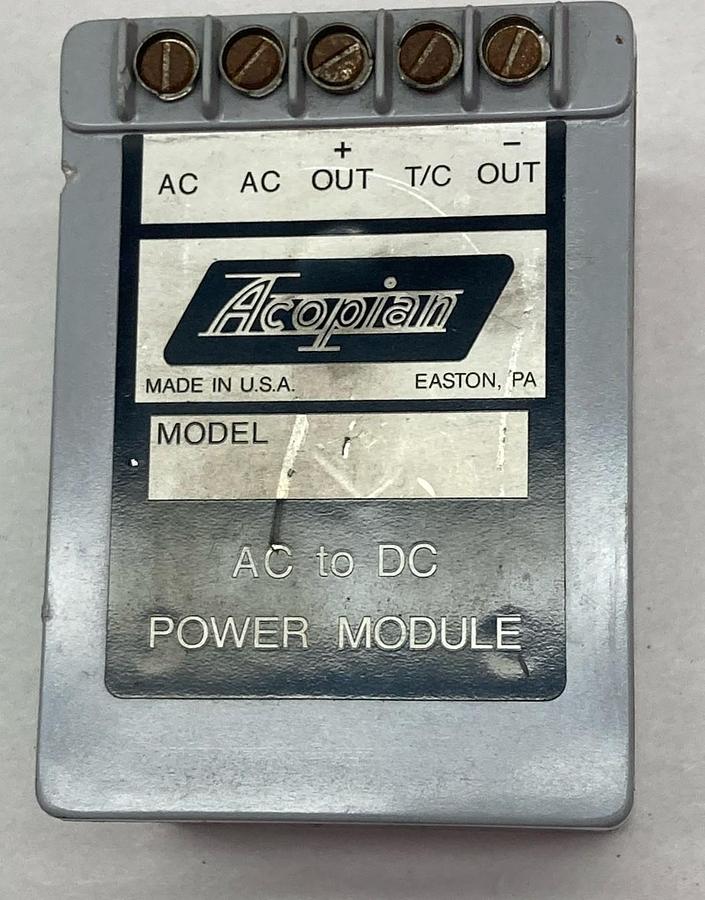Used Acopian,12EB120,AC to DC Power Module