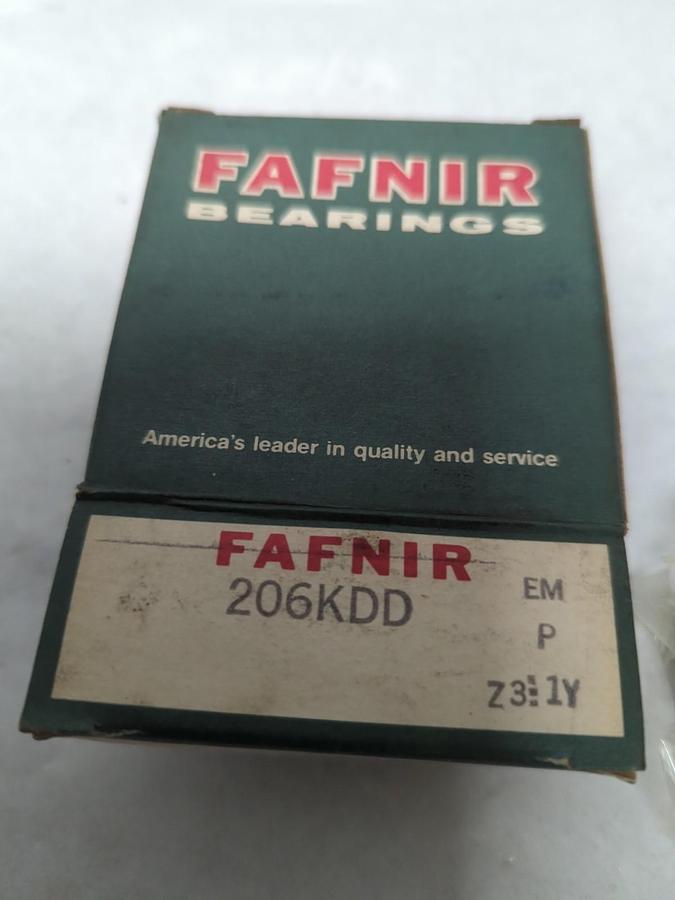 FAFNIR,206KDD,DEEP GROOVE BALL BEARING NOS
