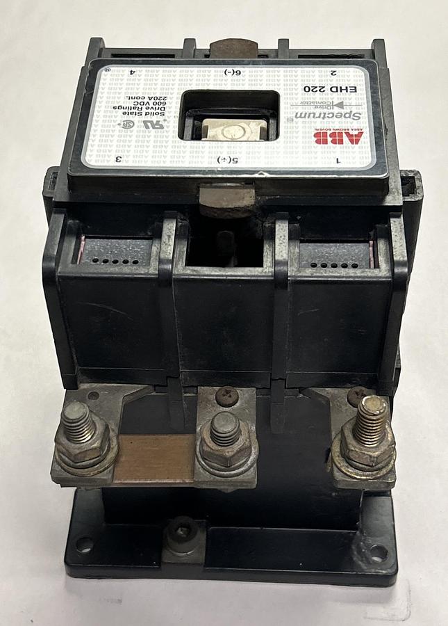 Used ABB,EHD220,CONTACTOR 600VDC 220AMP