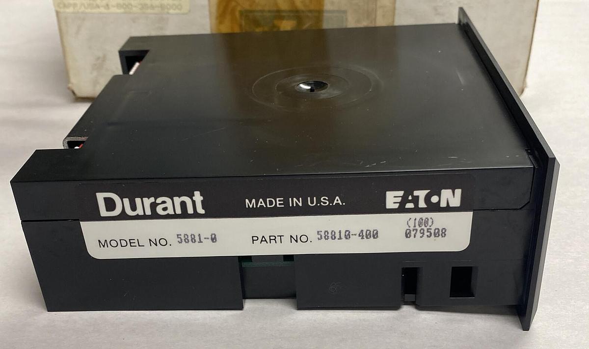 Eaton Durant President,58810400,8 Digit Totalizer 120/240V NOS
