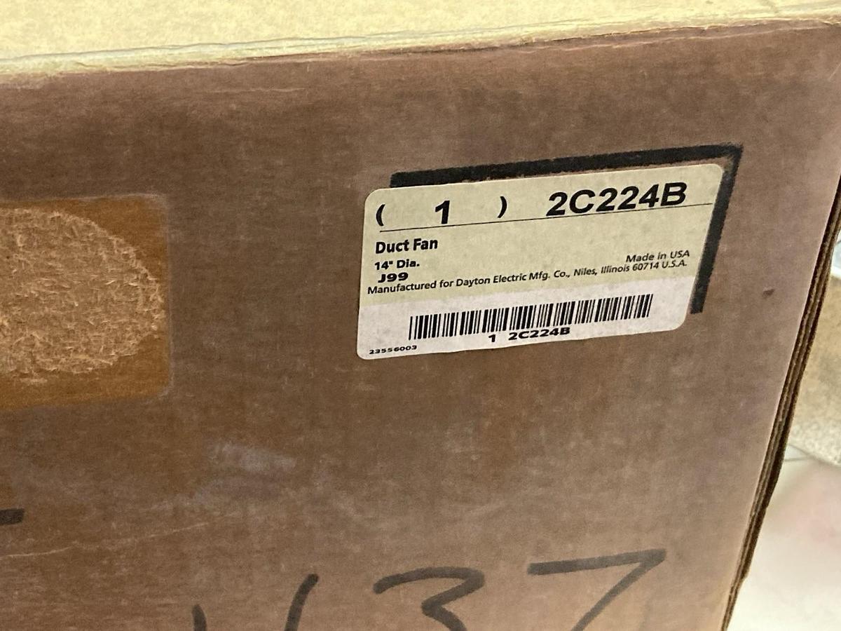 Dayton,2C224B,Fan Blower and Assembly 1550RPM 1/30Hp 115V 1A 60Hz