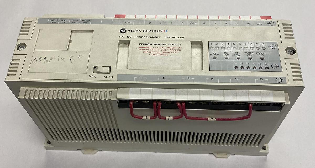 Used ALLEN BRADLEY,1745-LP101,SER A PROGRAMMABLE CONTROLLER PROCESSOR UNIT
