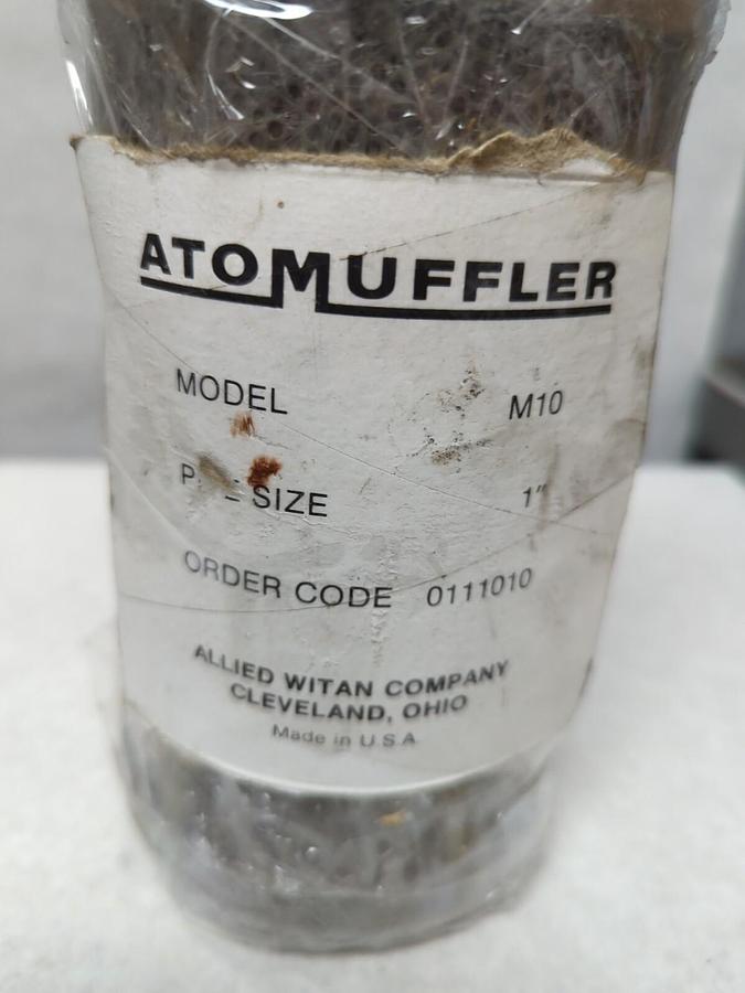 ALLIED WITAN,M10,AUTO MUFFLER 1 INCH MALE NPT MISSING BOX NOS