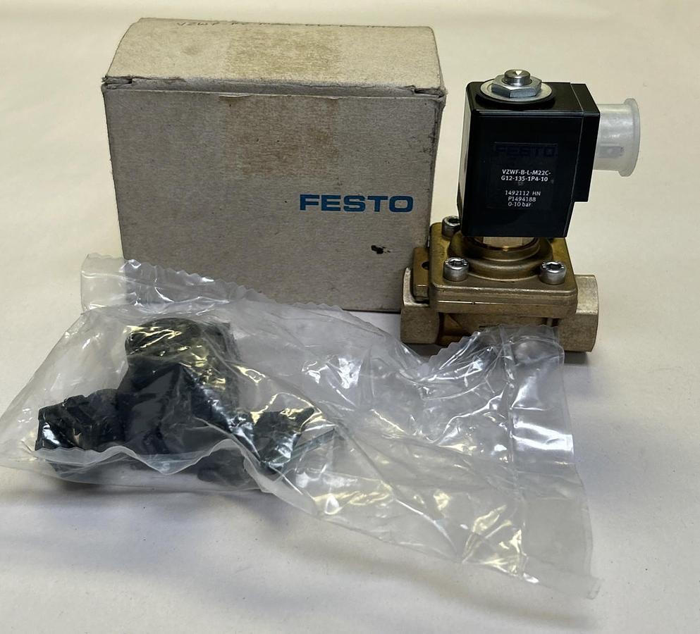 FESTO,VZWF-B-L-M22C-G12-125-1P4-10,SOLENOID VALVE NOS