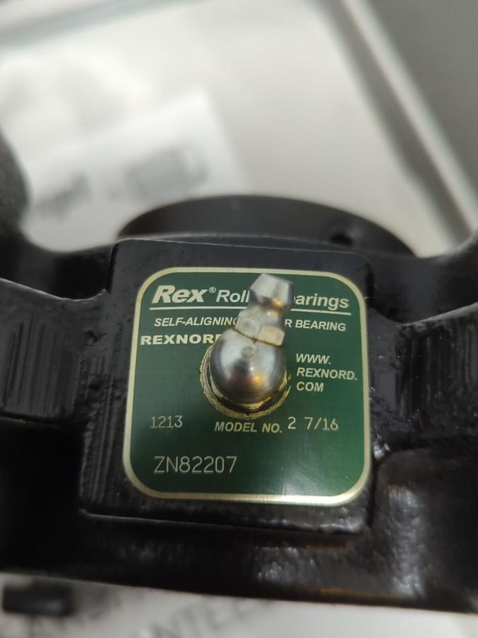 REXNORD,ZN82207,TAKE-UP BEARING BLOCK W/ND BEARING 2-7/16 INCH NOS