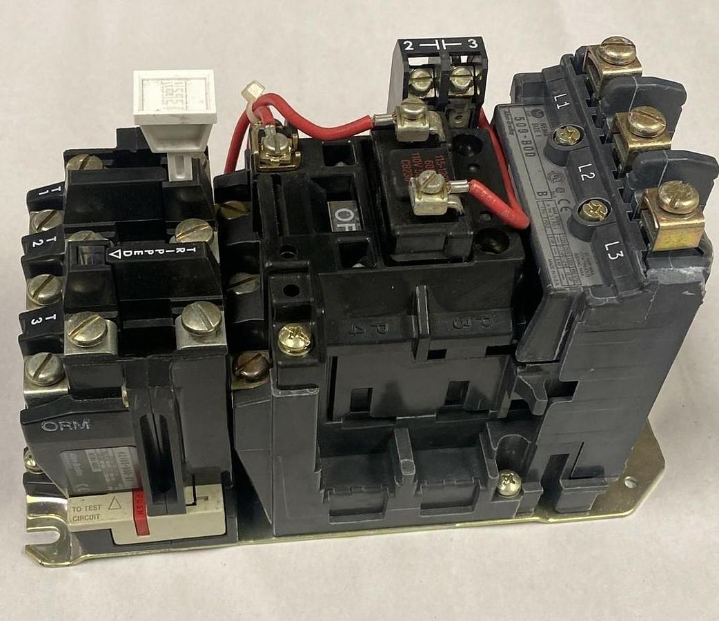 Used Allen-Bradley,509-B0D,Ser B Starter Nema Size 1