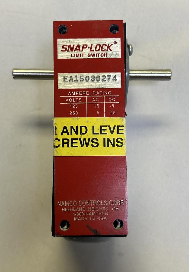 NAMCO CONTROLS,EA15030274,SNAP-LOCK LIMIT SWITCH NOS