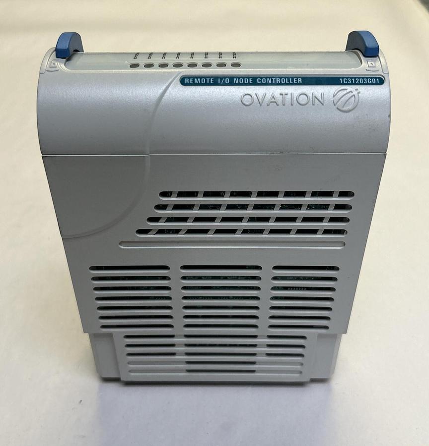 Used OVATION,1C31203G01,REMOTE I/O NODE CONTROLLER MODULE