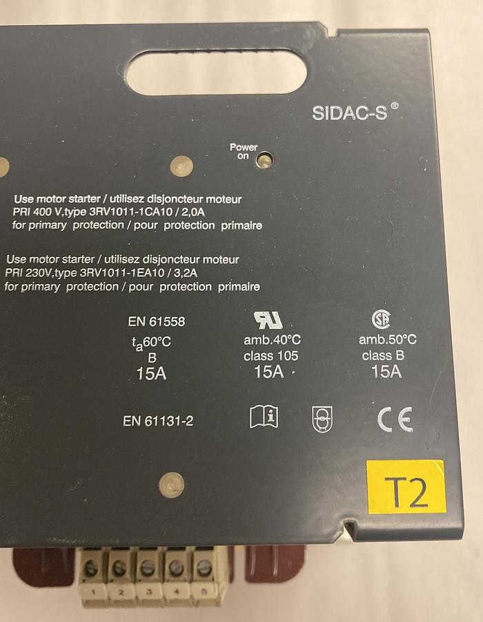 Used SIEMENS,4AV2600-2EB00-0A,Power Supply SIDAC-S