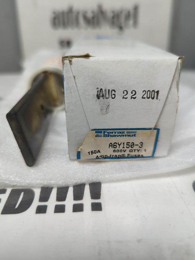 FERRAZ SHAWMUT,A6Y150-3,AMP-TRAP  150 AMP SPECIAL PURPOSE FUSE NOS