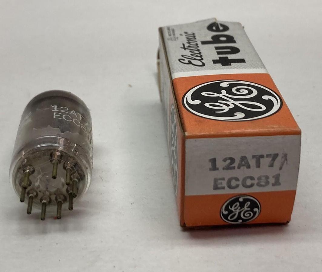 General Electric,12AT7/ECC81,Vacuum Tube