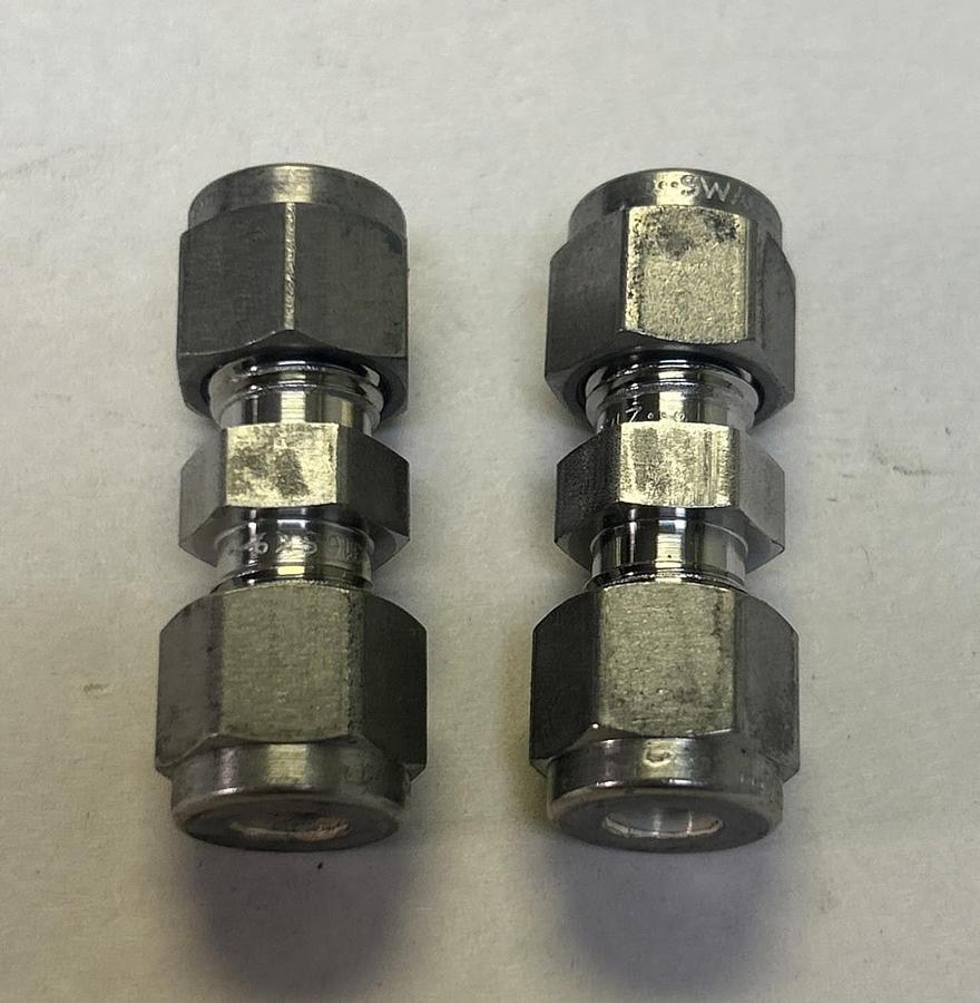 SWAGELOK,SS-400-6,UNION TEE 1/4T LOT OF 2 NOS