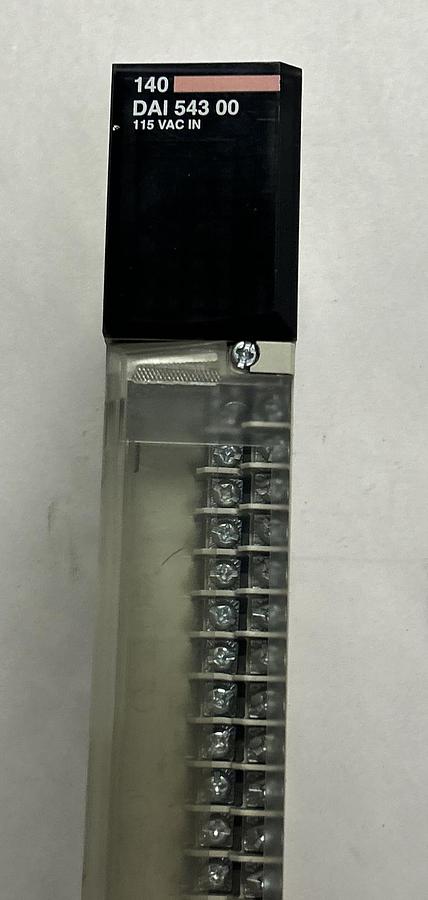 Used SCHNEIDER ELECTRIC,140-DAI-543-00,INPUT MODULE