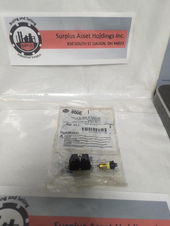 ALLEN BRADLEY,800E-2DL3,SERIES A LIGHT MODULE NOS