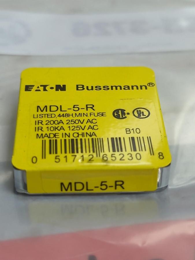COOPER BUSSMANN,MDL5R,FUSE PACK OF 5 PCS NOS