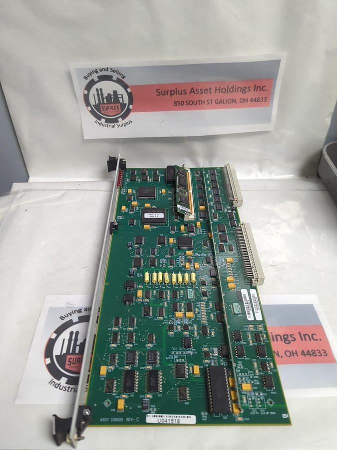 Used VAN DORN,330025,ANALOG CIRCUIT BOARD ASSEMBLY REV C PRE-OWNED