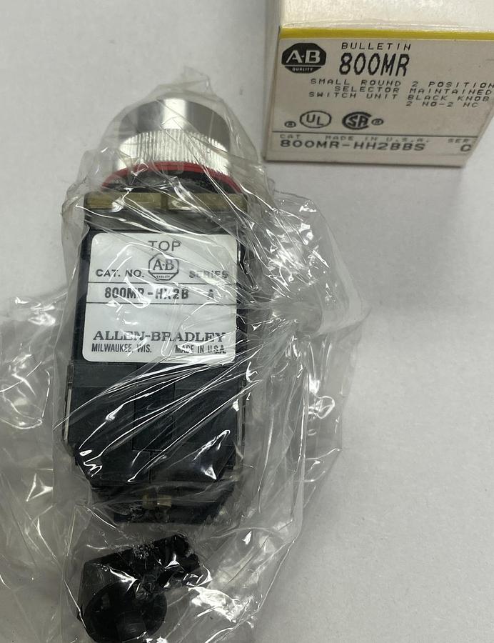 ALLEN BRADLEY,800MR-HH2BBS,SER C SELECTOR SWITCH NEW