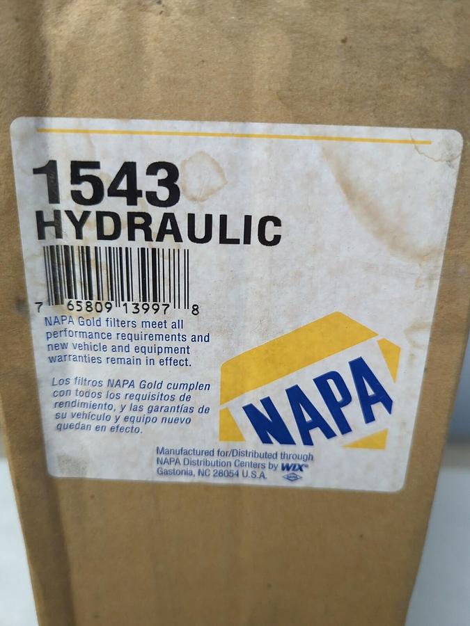 NAPA GOLD,1543,HYDRAULIC FILTER NEW
