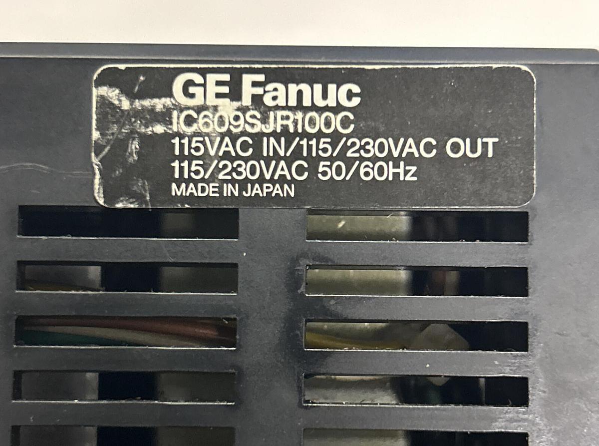 Used GE FANUC,IC609SJR100C,PROGRAMMABLE CONTROLLER  IC610PRG105 HAND-HELD PROGRAMMER