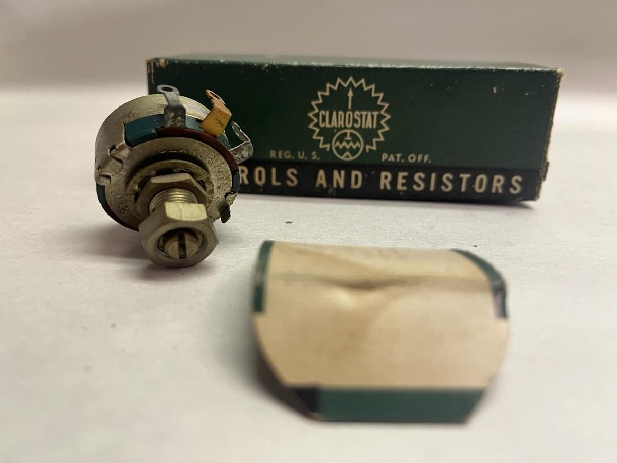 CLAROSTAT,43C2-500,POTENTIOMETER 2 WATT