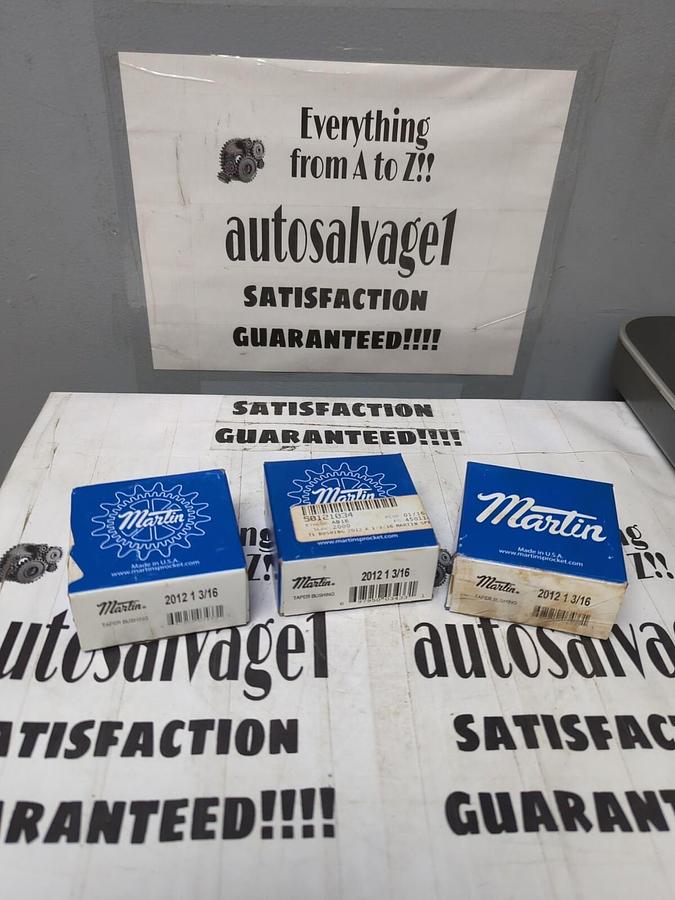 MARTIN,2012 1-3/16,TAPER BUSHINGS LOT OF 3 NEW