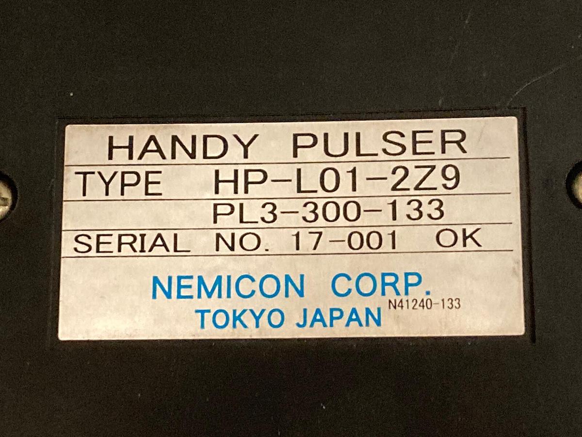 Used Nemicon,HP-L01-2Z9 PL0-300-133,Manual Handy Pulser Pendant