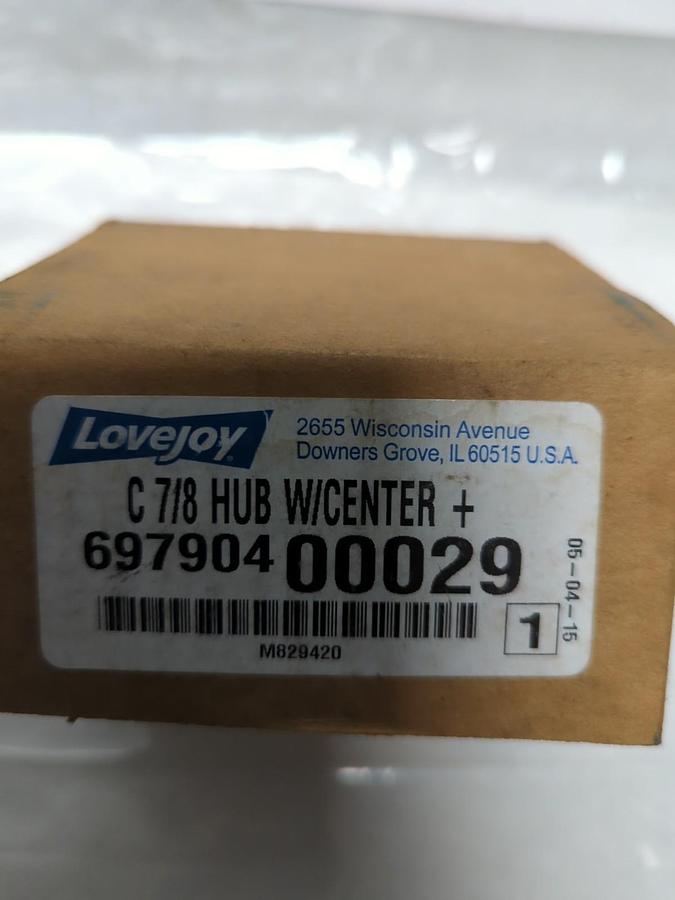 LOVEJOY,69794-00029,C 7/8 HUB W/CENTER NOS