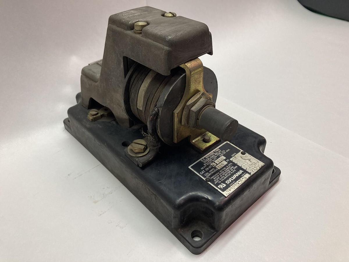 Used Sylvania,28UT2-110,D.C. Inverse Time Overload Relay