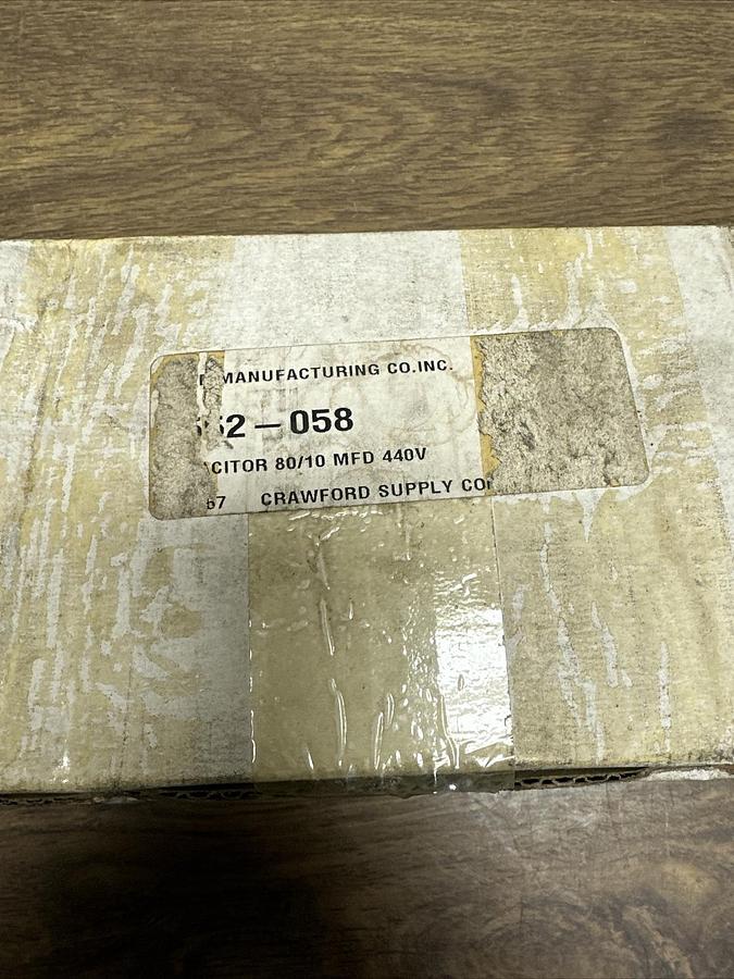 CDE,8552-058,Capacitor 80/10 MFD 440V