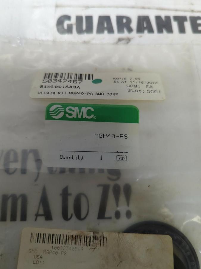Used SMC,MGP40-PS,SEAL KITS LOT OF 2 NOS