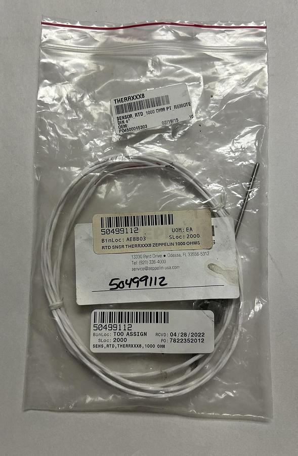 ZEPPELIN,THERRXXX8 RTD,TEMPERATURE SENSOR NEW