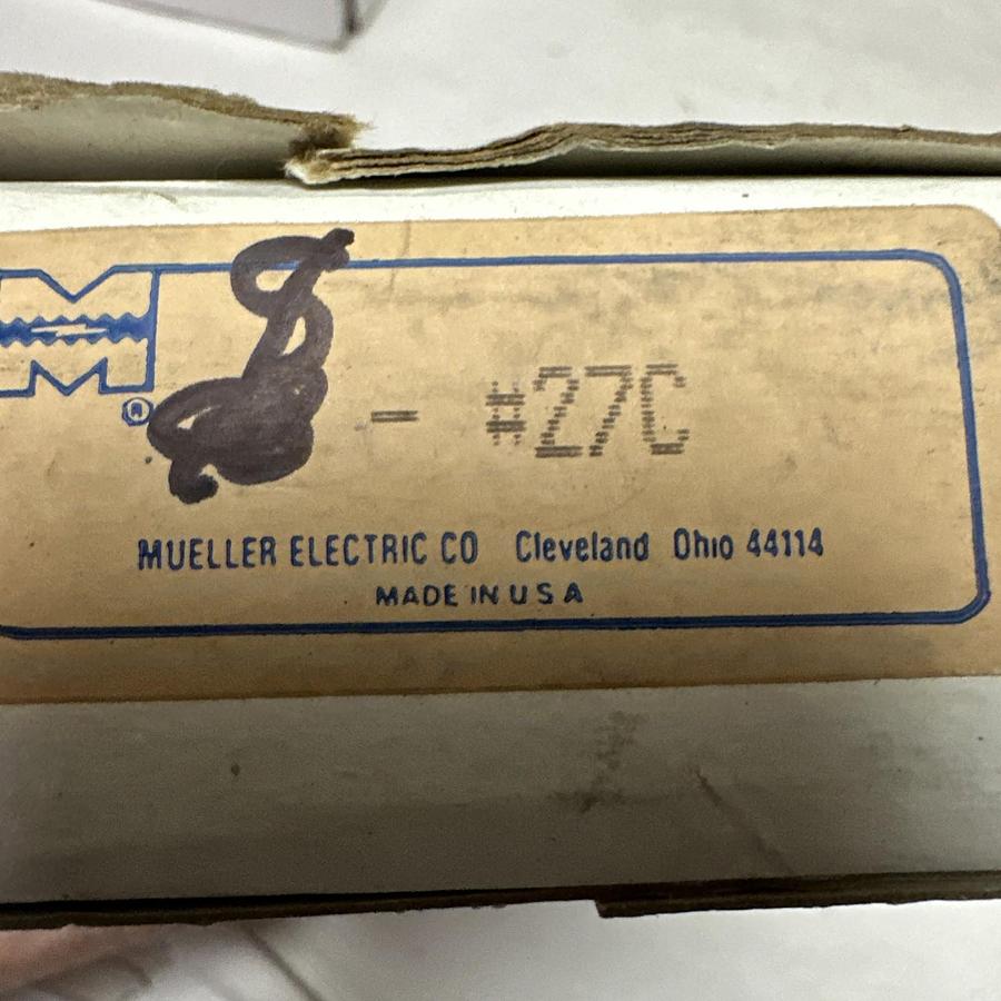 Mueller Electric,#27C,40 Amp Electrical Clip Qty 8