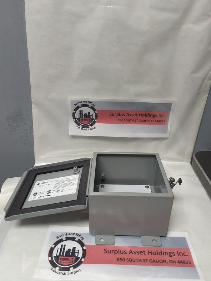 HAMMOND,141PHE,ENCLOSURE BOX 6X6X6 INCH NOS