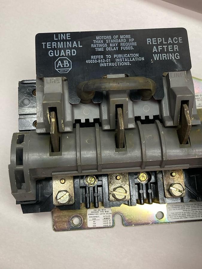 Allen-Bradley,1494F-N60,Disconnect Switch Ser A 600V Max