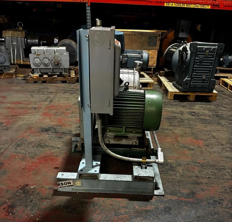 Used Lamson,2558-3-2-8180-AB,15hp Multistage Centrifugal Blower
