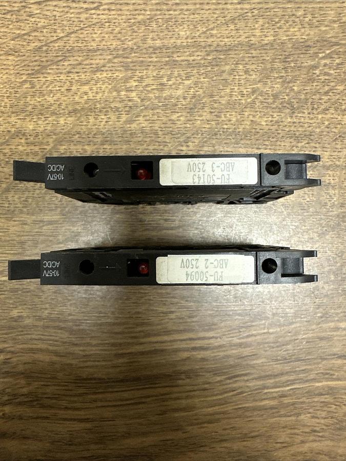 Allen Bradly,1492-H,Fuse Holder Terminal With LED LOT of 2